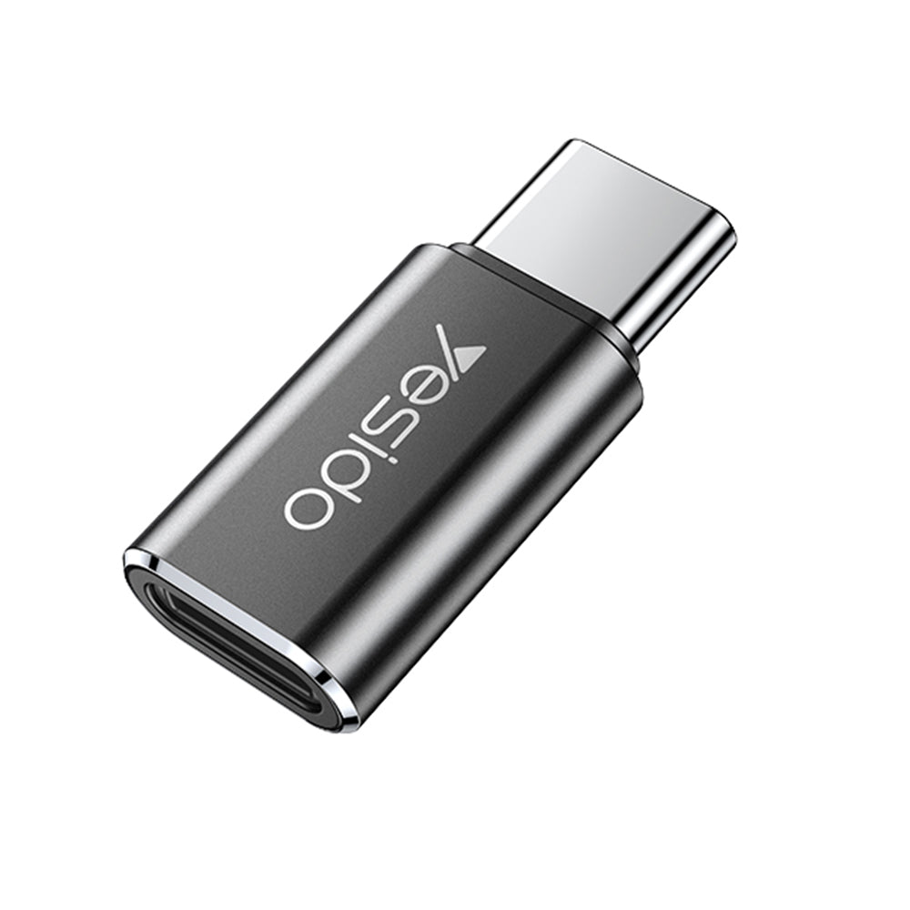 Адаптер за данни и зареждане Lightning - USB-C Yesido GS22, Сив