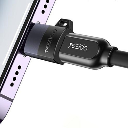 Адаптер за данни и зареждане microUSB - Lightning Yesido GS30, Сив