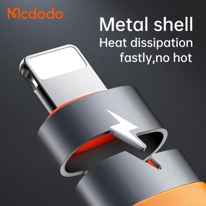 USB-C - Lightning McDodo OT-0510 Data and Charging Adapter, Gray