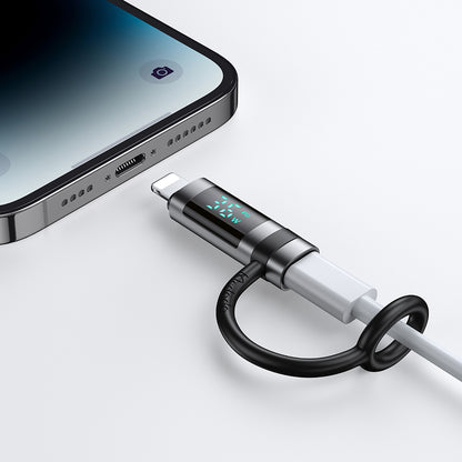 Адаптер за данни и зареждане USB-C - Lightning McDodo OT-2610 Pigeon Display, Черен