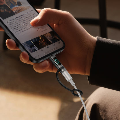 Адаптер за данни и зареждане USB-C - Lightning McDodo OT-2610 Pigeon Display, Черен