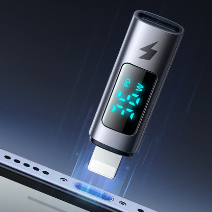 Адаптер за данни и зареждане USB-C - Lightning McDodo OT-6100 Wales Display, Черен