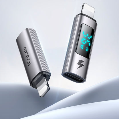 Адаптер за данни и зареждане USB-C - Lightning McDodo OT-6100 Wales Display, Черен