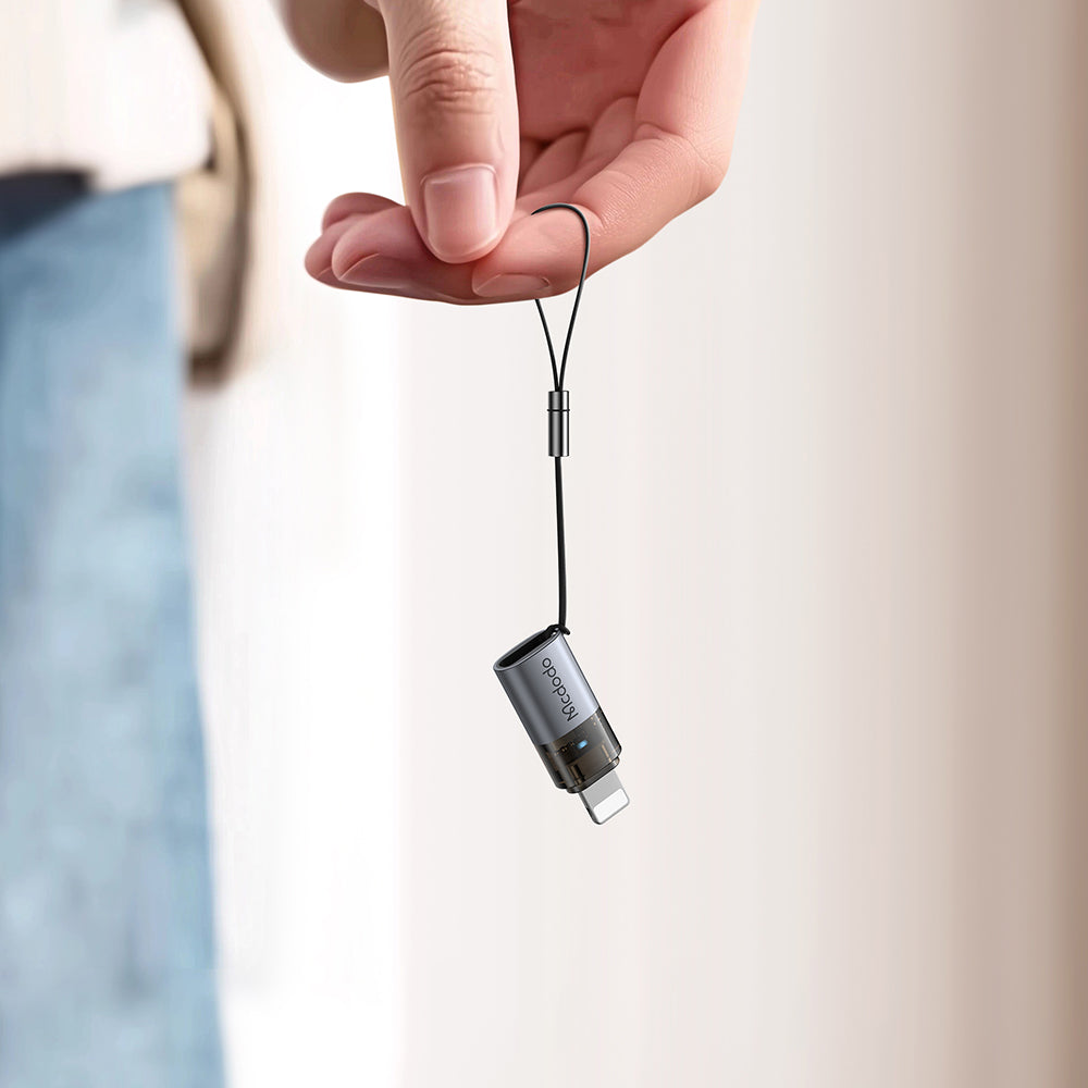 USB-C - Lightning McDodo OT-7630 Data and Charging Adapter, Black