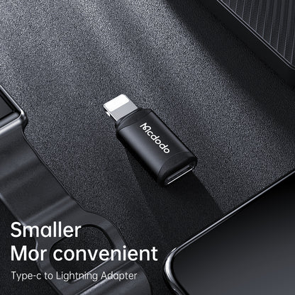 Адаптер за данни и зареждане USB-C - Lightning McDodo OT-7680, Черен