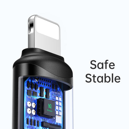 Адаптер за данни и зареждане USB-C - Lightning McDodo OT-7680, Черен