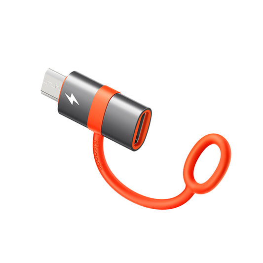 Адаптер за данни и зареждане USB-C - microUSB McDodo OT-3820, Сив