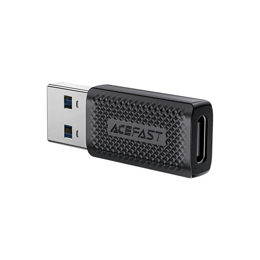 Адаптер за данни и зареждане USB-C - USB-A Acefast J2, Черен