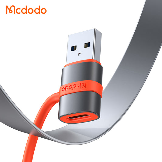 Адаптер за данни и зареждане USB-C - USB-A McDodo OT-3800, Сив