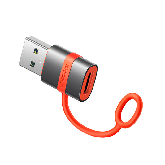 Адаптер за данни и зареждане USB-C - USB-A McDodo OT-3800, Сив