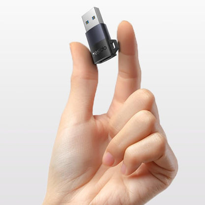 Адаптер за данни и зареждане USB-C - USB-A Yesido GS34, Сив