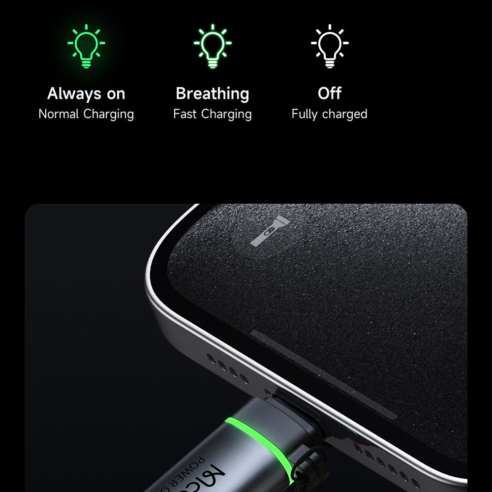 Адаптер за данни и зареждане USB-C - USB-C McDodo OT-2450 Power Off, Черен