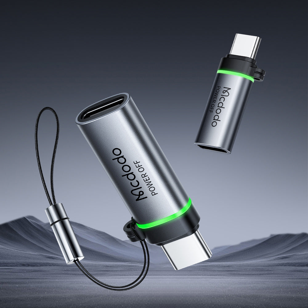 Адаптер за данни и зареждане USB-C - USB-C McDodo OT-2450 Power Off, Черен