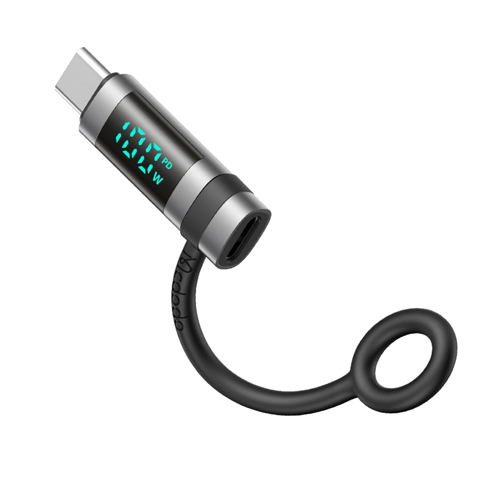 Адаптер за данни и зареждане USB-C - USB-C McDodo OT-2620 Pigeon Display, Черен