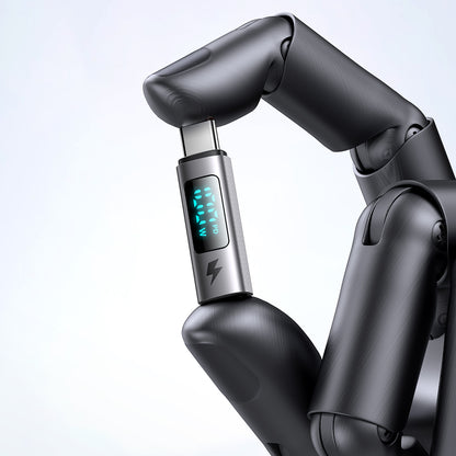 Адаптер за данни и зареждане USB-C - USB-C McDodo OT-6090 Wales Display, Черен