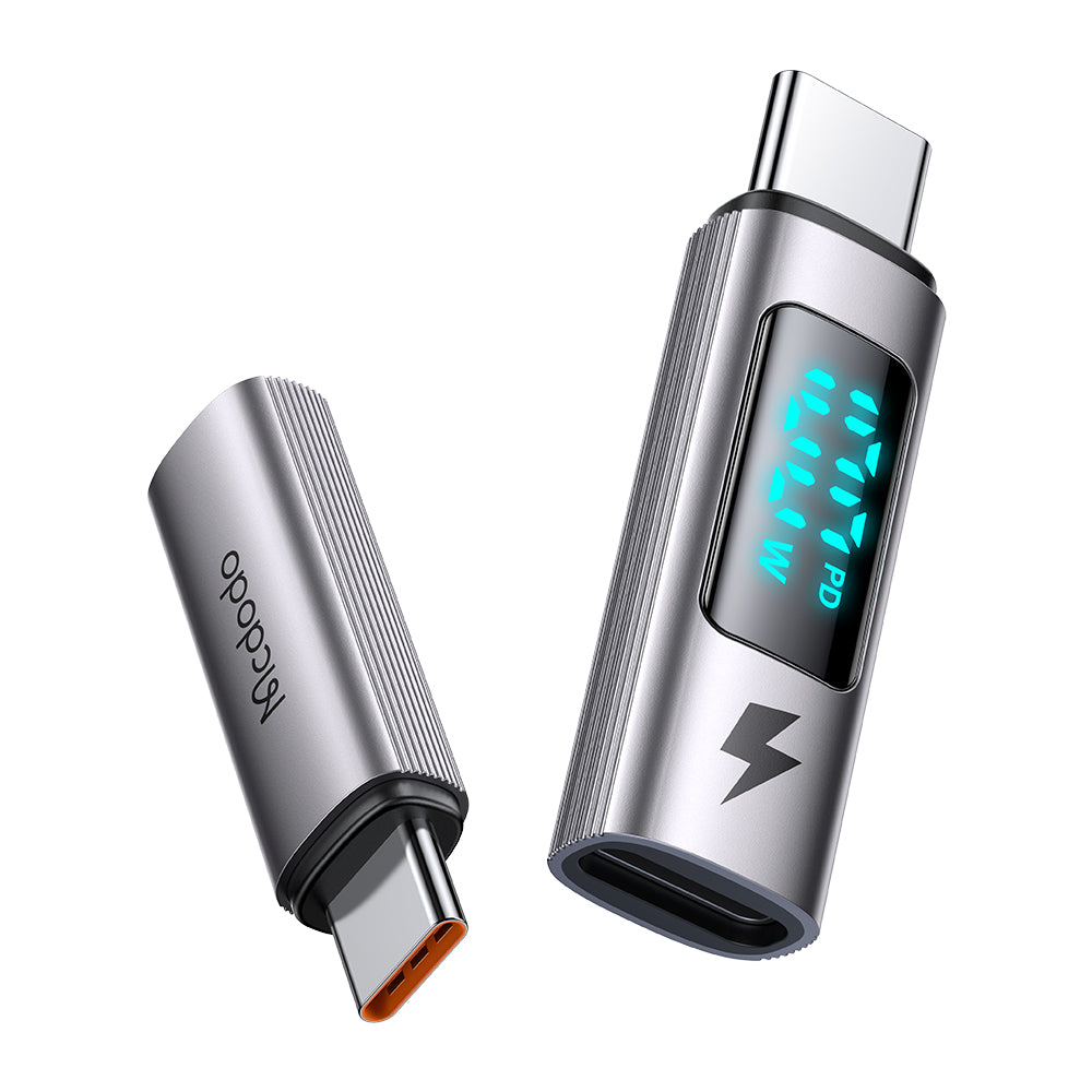 Адаптер за данни и зареждане USB-C - USB-C McDodo OT-6090 Wales Display, Черен