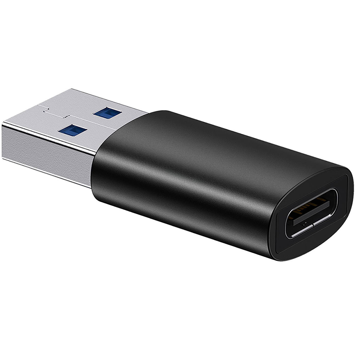 Baseus Ingenuity USB-C - USB-A USB-C адаптер за зареждане и данни, черен ZJJJQ00010101 