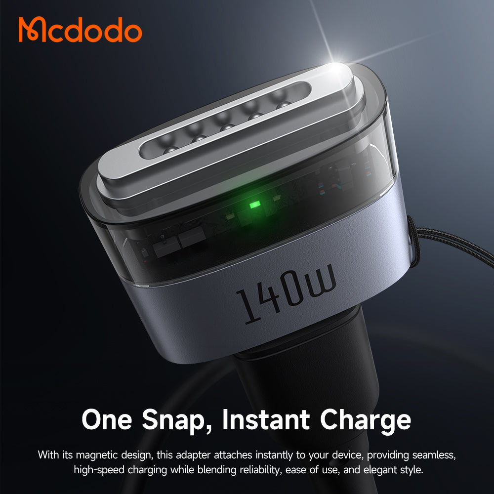 USB-C зарядно устройство - MagSafe 3 McDodo OT-8850, Черно