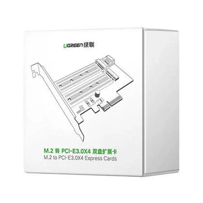Адаптер Интерфейс SSD UGREEN CM302 (70504), NVMe M.2 / SATA - PCIe 3.0 X4