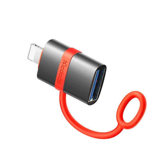 Адаптер OTG Lightning - USB-A McDodo OT-2600, Сив