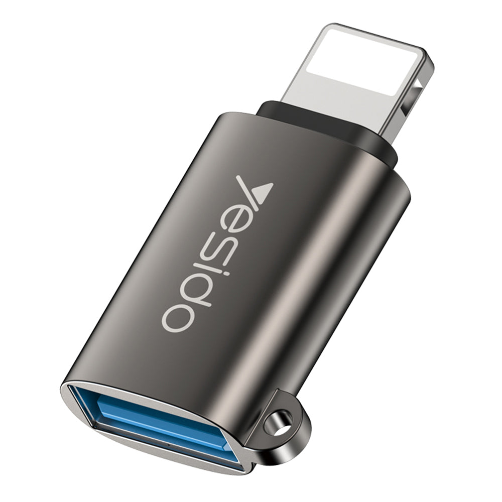 Адаптер OTG Lightning - USB-A Yesido GS14, Черен