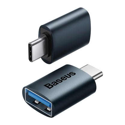 Baseus Ingenuity USB-C към USB-A USB-C OTG адаптер, син ZJJJQ000003 