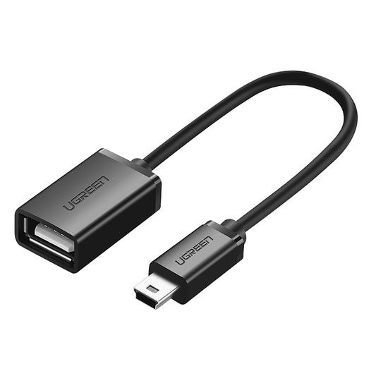 UGREEN US249 miniUSB - USB-A OTG адаптер UGREEN US249, черен