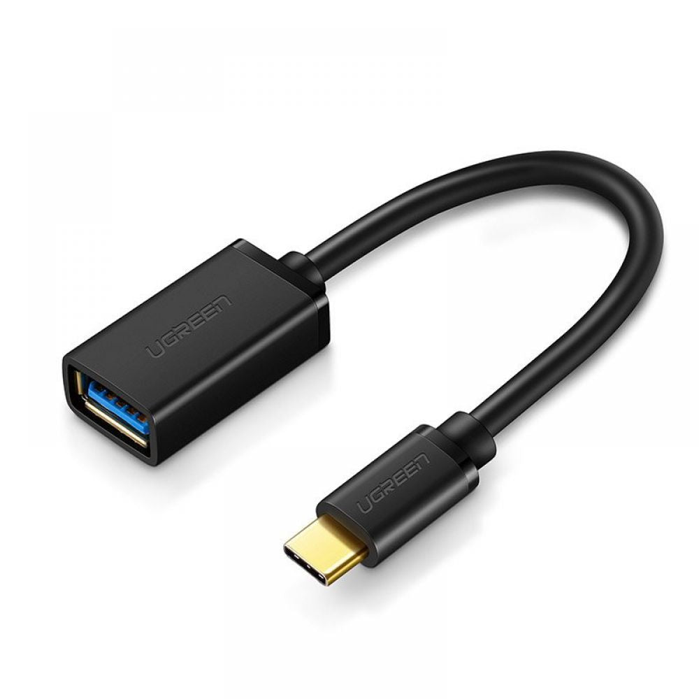 Преходник USB-C към USB-A OTG UGREEN US154, черен 