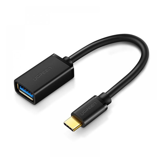 Преходник USB-C към USB-A OTG UGREEN US154, черен 