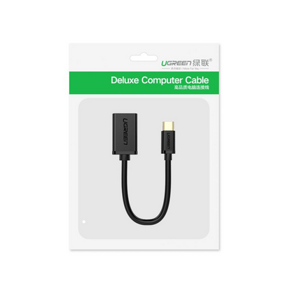 Преходник USB-C към USB-A OTG UGREEN US154, черен 
