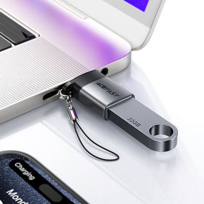 Адаптер OTG USB-C - USB-A Acefast J7, Сив