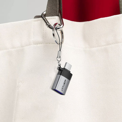 Адаптер OTG USB-C - USB-A Acefast J7, Сив