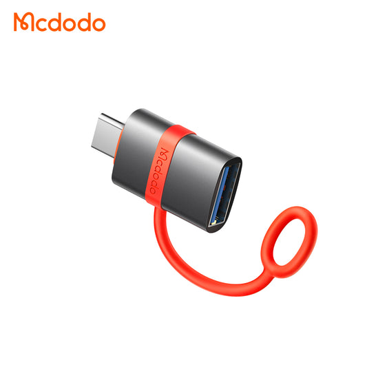 Адаптер OTG USB-C - USB-A McDodo OT-3810, Сив