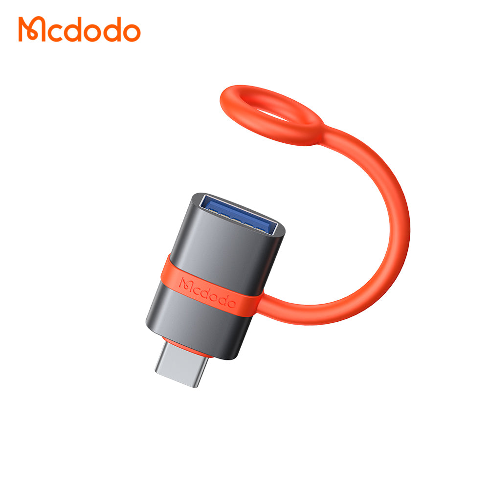 Адаптер OTG USB-C - USB-A McDodo OT-3810, Сив