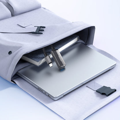 OTG Adapter USB-C - USB-A / USB-C McDodo CA-2830, Gray