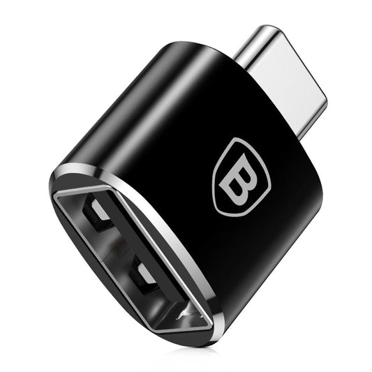 USB-C - USB-A адаптер Baseus OTG, черен CATOTG-01