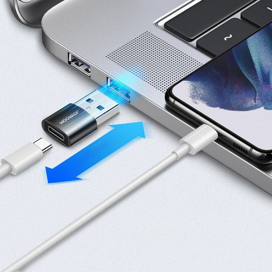 Адаптер за данни и зареждане USB-C - USB-A Joyroom S-H152, Комплект 2 броя, Черен