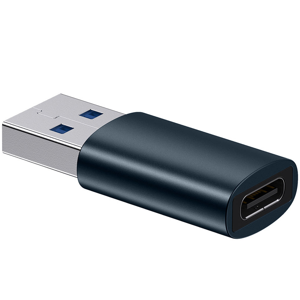 Адаптер за данни и зареждане Baseus Ingenuity USB-C - USB-A, син ZJJJQ000103