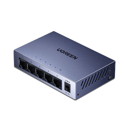 Мрежов суич UGREEN CM933 (65956EU), 5 x RJ45, Черен
