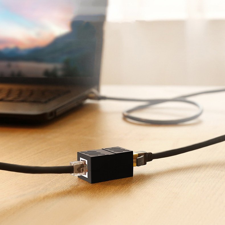 Адаптер за мрежа UGREEN NW114, RJ45 - RJ45, Черен