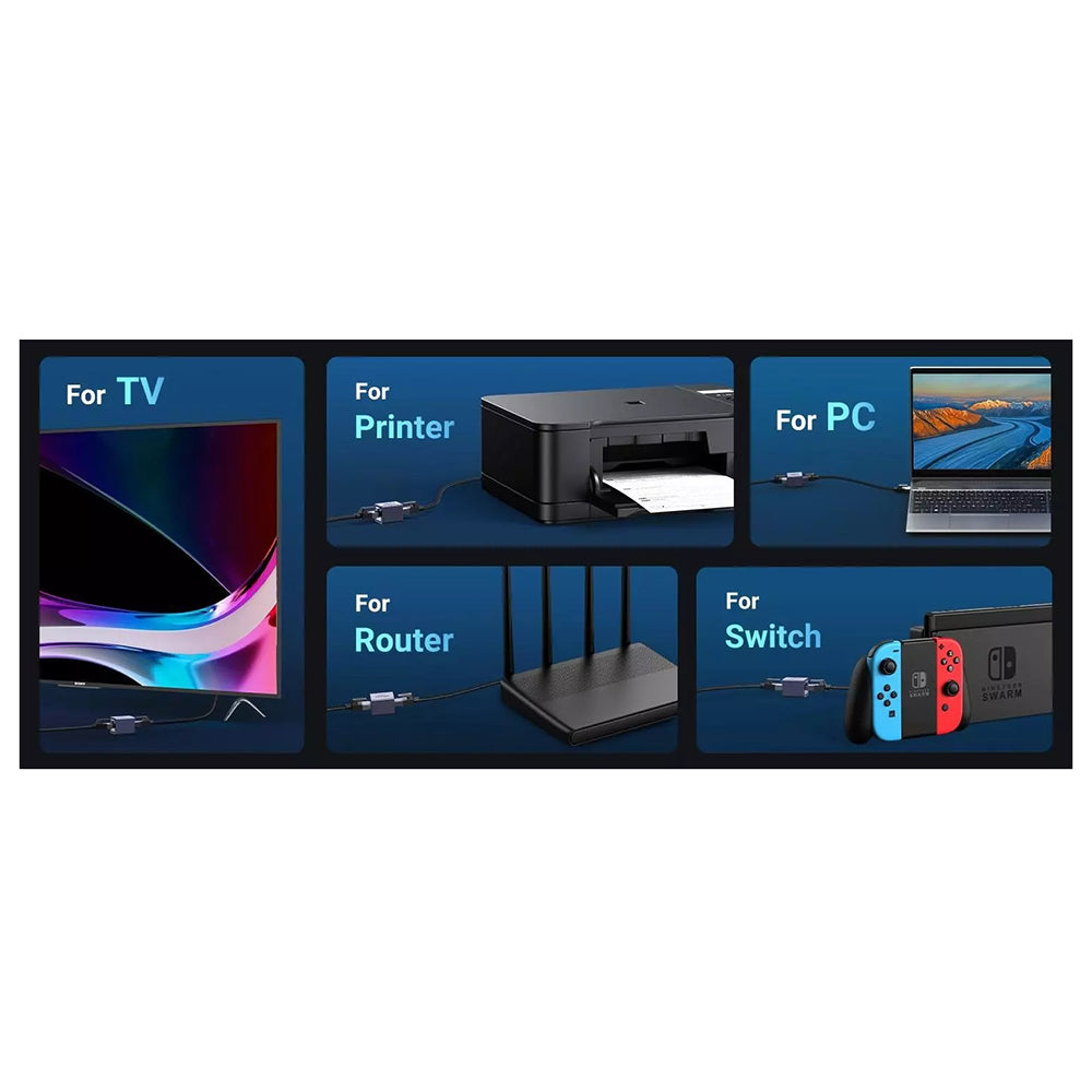 UGREEN NW261 Network Adapter, RJ45 - RJ45, Black