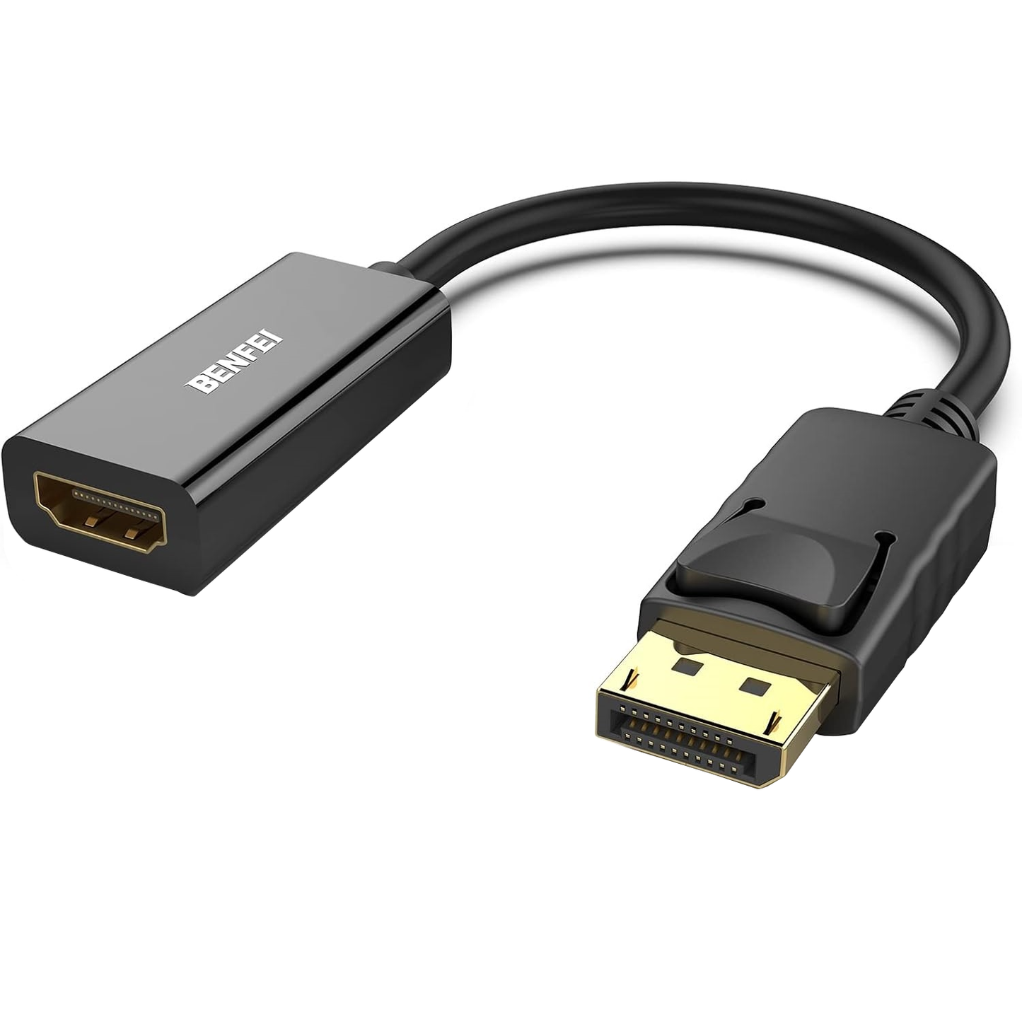 Видео адаптер Benfei, DisplayPort - HDMI, 4K, Черен