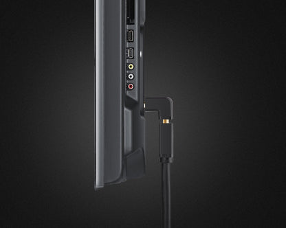 Адаптер за видео UGREEN Angled, HDMI - HDMI, 4K, Черен