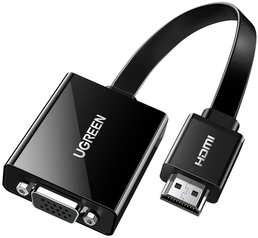 UGREEN CM611 Video Adapter (90813), HDMI - VGA, 1080P, Black