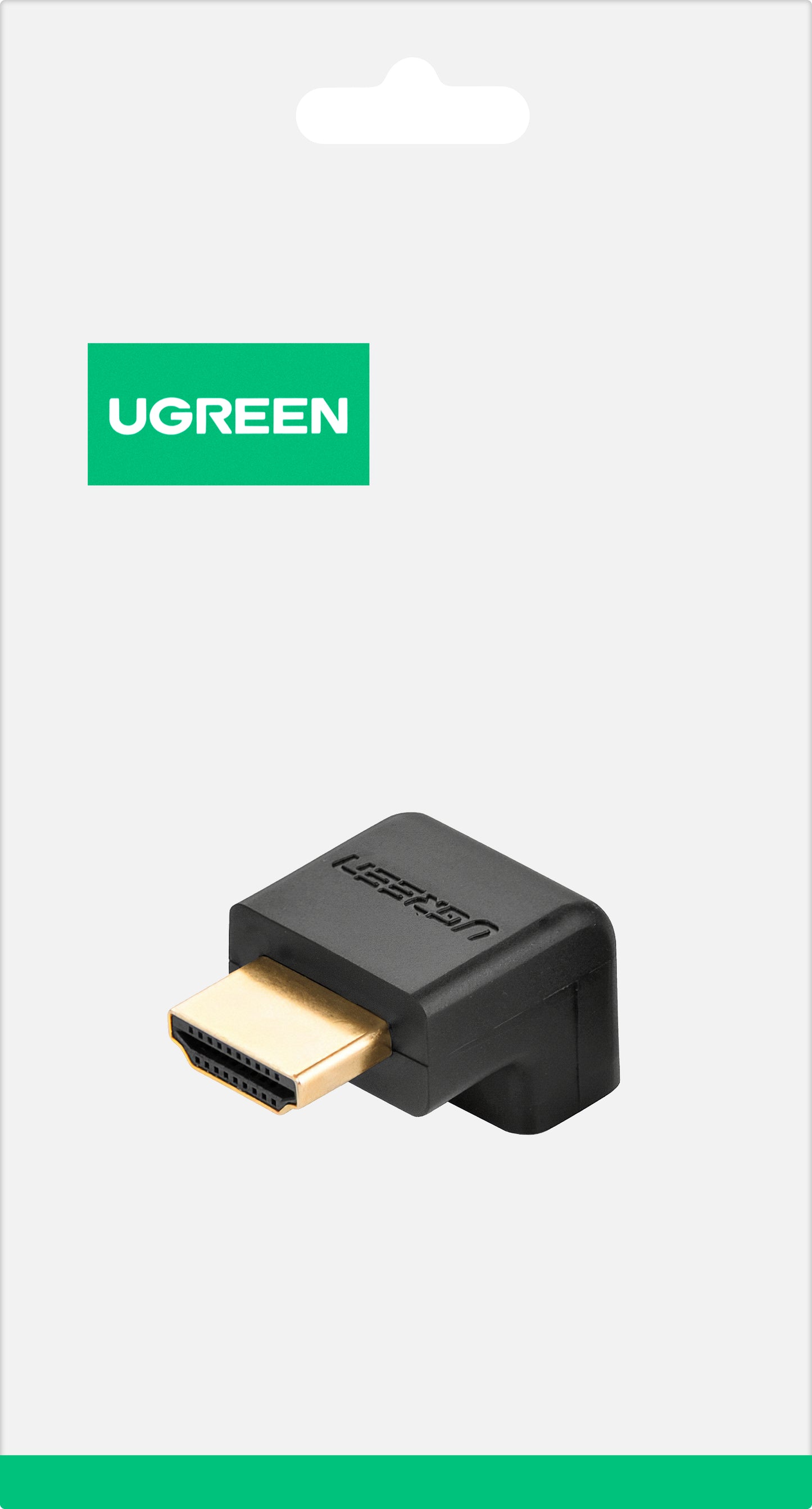Адаптер за видео UGREEN HD112 Down Angle, HDMI - HDMI, 4K, Черен