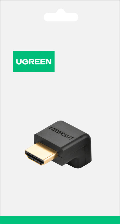 Адаптер за видео UGREEN HD112 Down Angle, HDMI - HDMI, 4K, Черен
