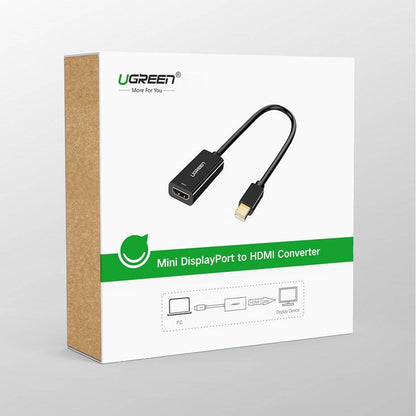Адаптер за видео UGREEN MD112 (10461), MiniDisplayPort - HDMI, Черен