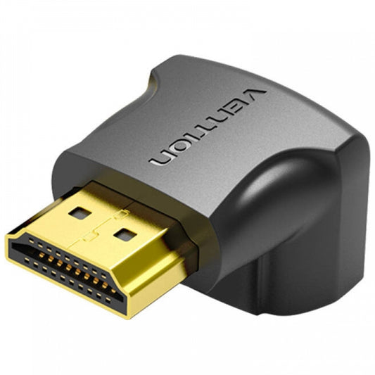 Ъглов видео адаптер Vention, HDMI - HDMI, 4K, Черен AINB0
