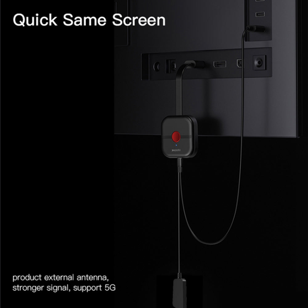 Адаптер Wireless Multimedia Yesido TV10, Черен