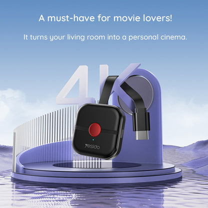 Адаптер Wireless Multimedia Yesido TV10, Черен